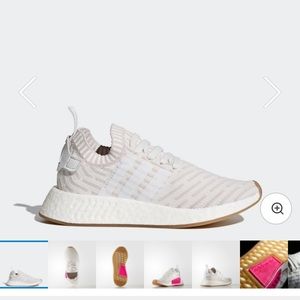 Hot Pink White Adidas NMD